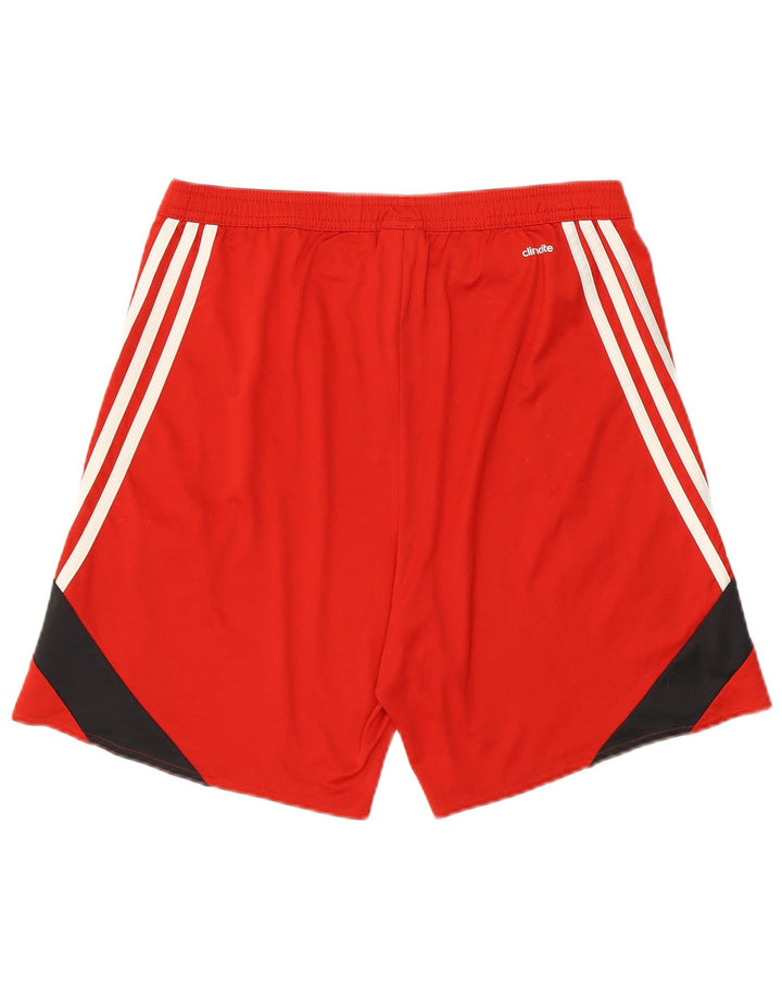Adidas Herre Climalite Sportshorts Medium Rød Colourblock Polyester
