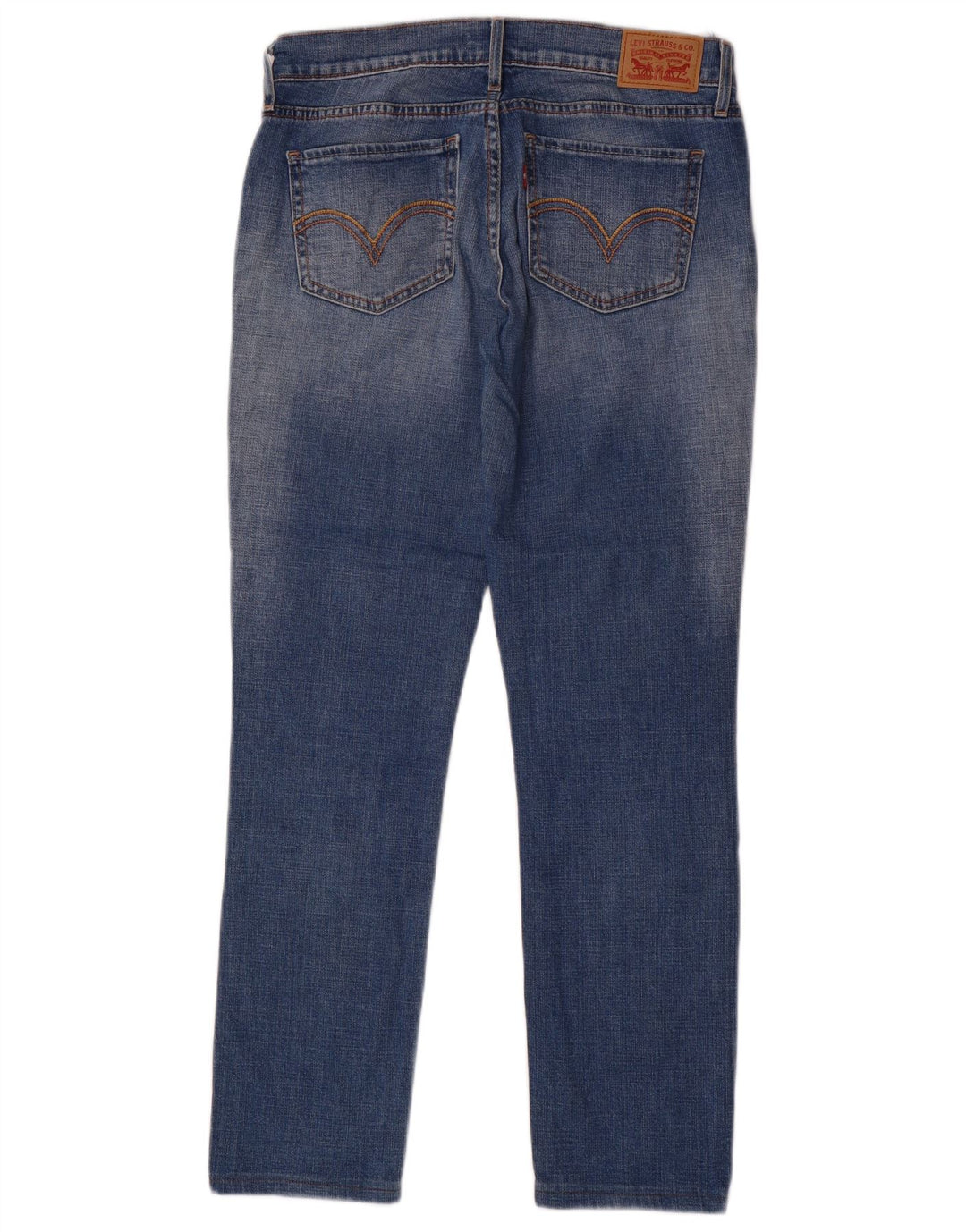 Levi's Dame 524 Skinny Jeans US 9 Medium W30 L28 Blå