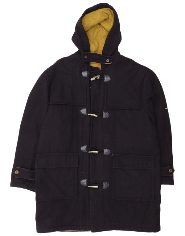 Ivy Oxford Herre Hooded Duffle Coat IT 54 2XL Navy Blue Wool