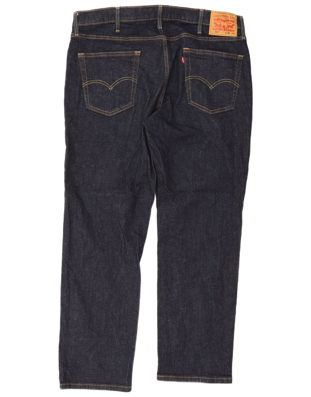 Levi's herre 541 lige jeans W38 L32 marineblå bomuld