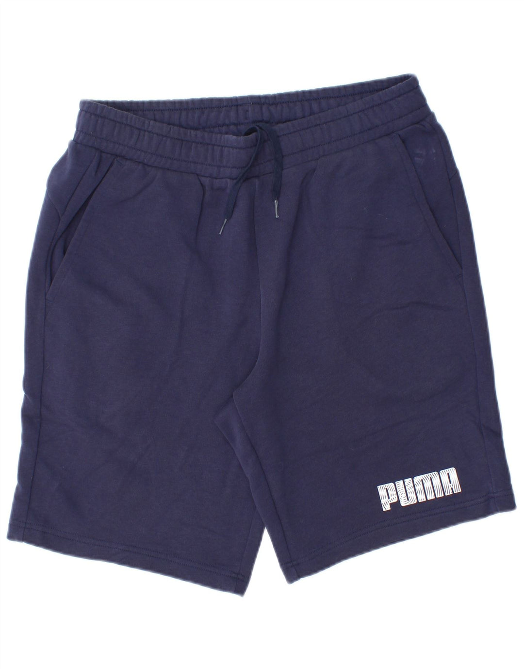 Puma Herre grafiske sportsshorts store marineblå bomuld