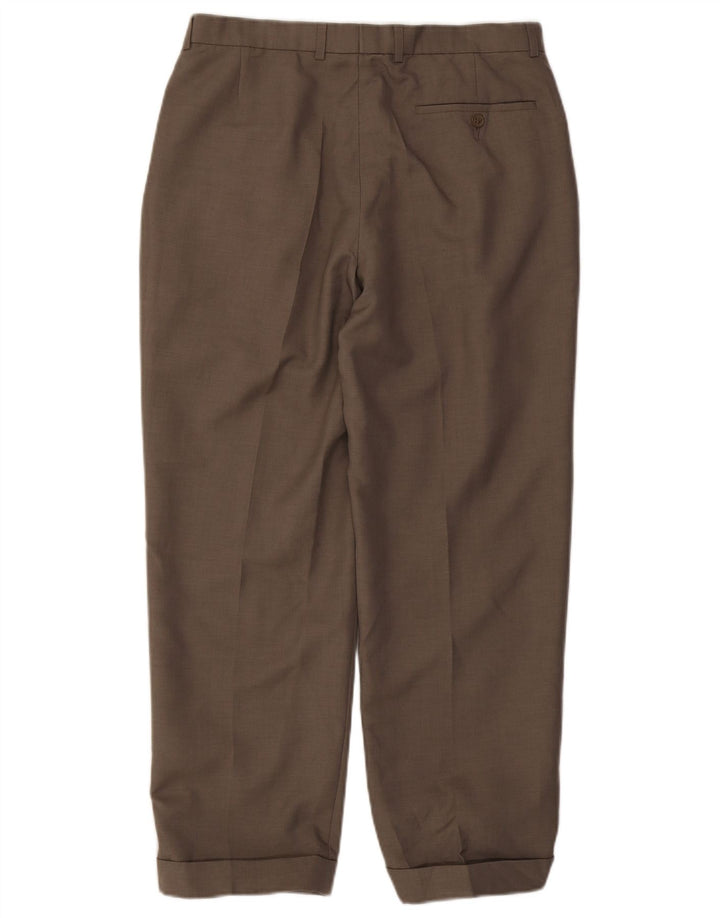Marks & Spencer Herre Pegged Chino Bukser W34 L29 Grå Polyester