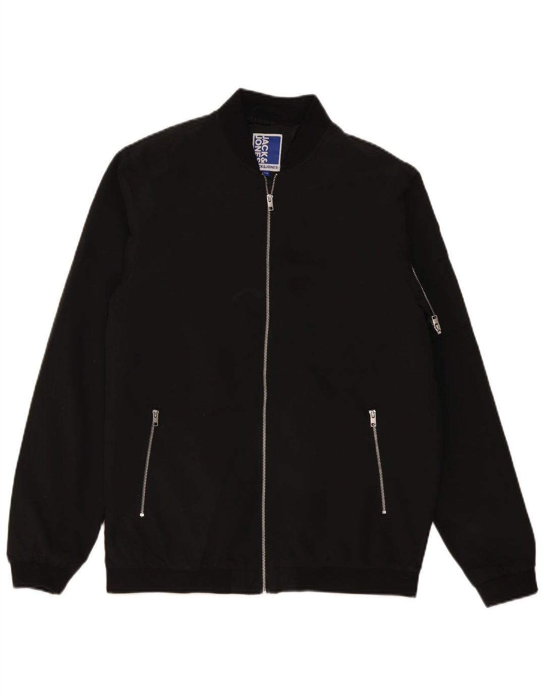 Jack & Jones Boys Bomber Jacket 15-16 år Sort polyester