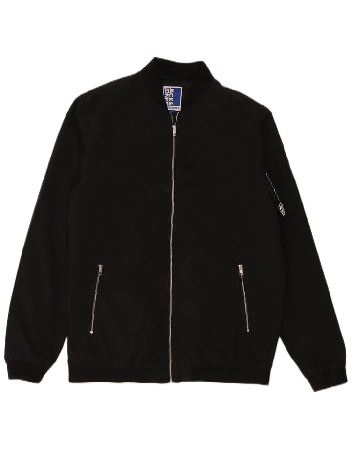 Jack & Jones Boys Bomber Jacket 15-16 år Sort polyester