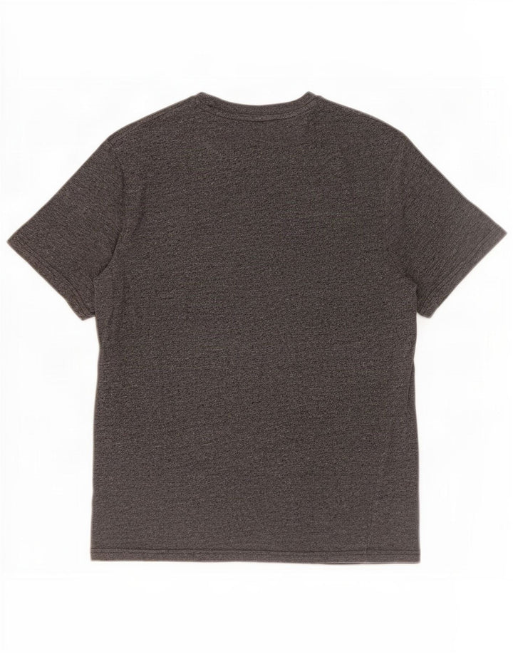 Champion Herre Grafisk T-Shirt Top Stor Grå Flecked