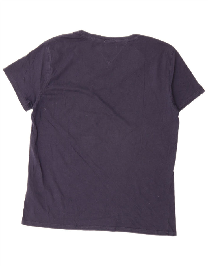 Tommy Hilfiger Herre Regular Fit T-shirt Top Medium Marineblå Bomuld