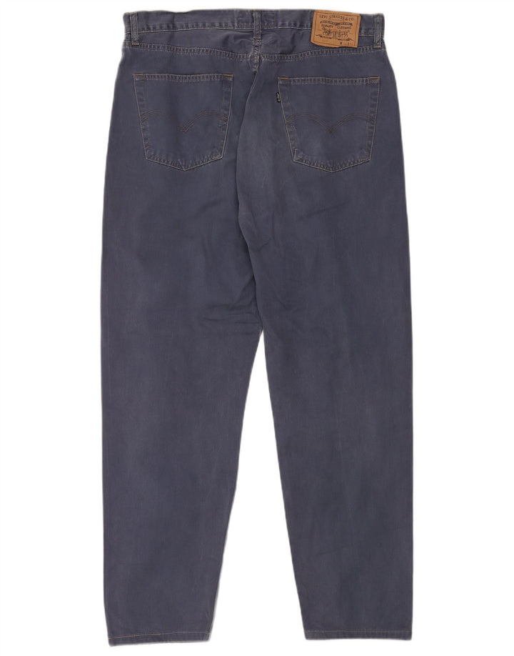 LEVI'S Herre 451 tilspidsede jeans W38 L30 Blå Bomuld