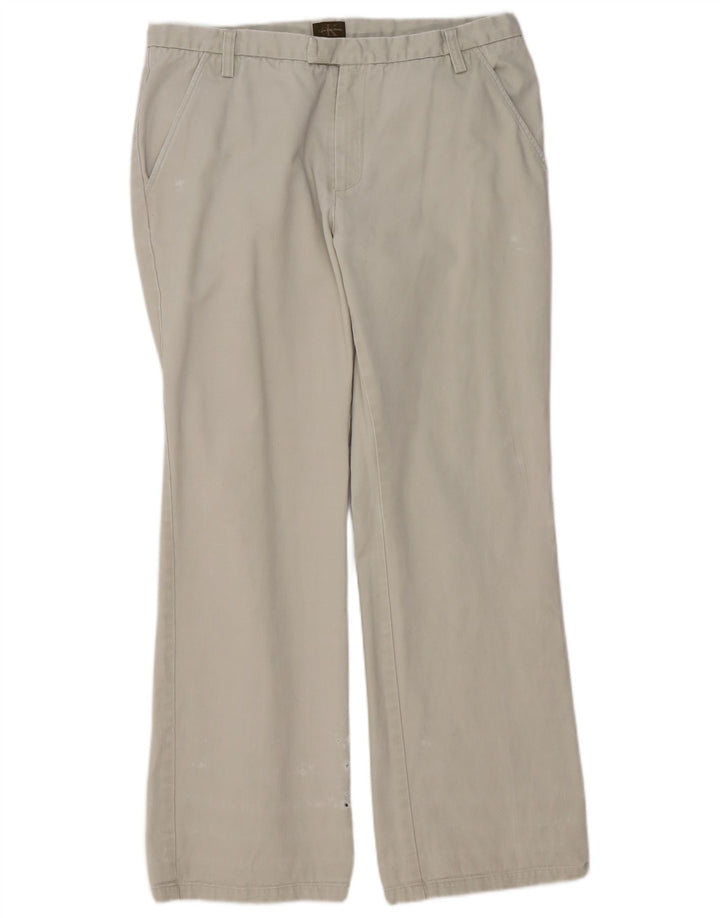 Calvin Klein Herre Bootcut Chino Bukser W34 L32 Beige