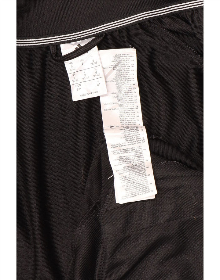 Adidas træningsdragt topjakke til kvinder UK 8/10 Lille sort polyester