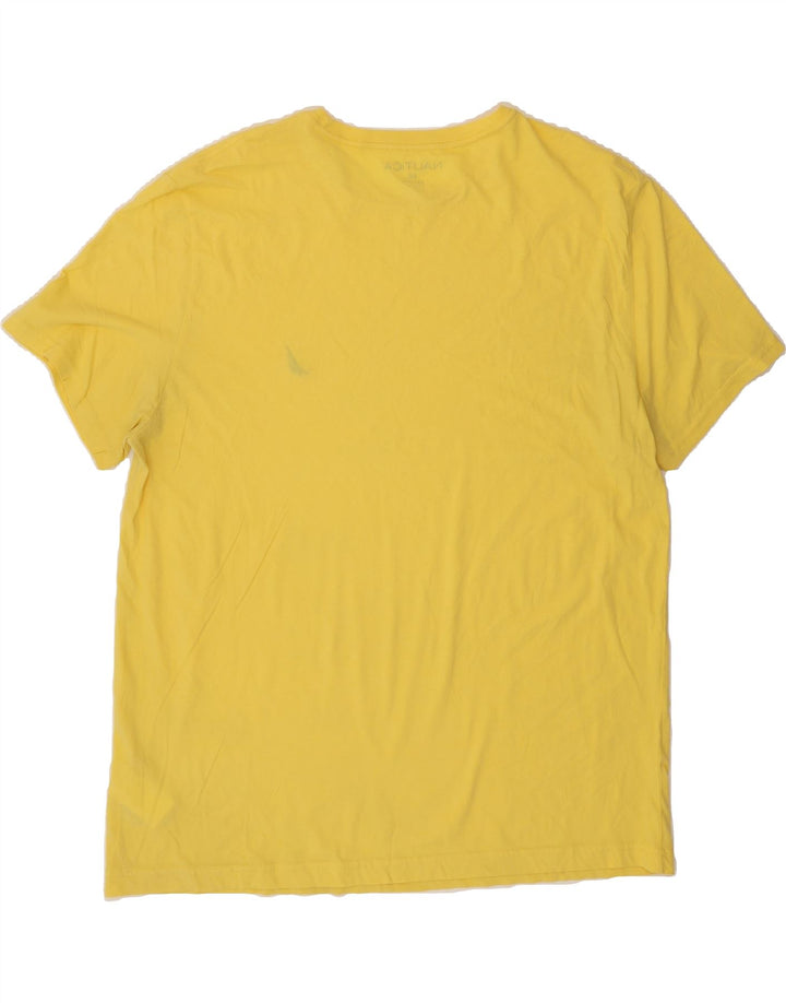 NAUTICA Mens T-Shirt Top 2XL Yellow Cotton Vintage Nautica and Second-Hand Nautica from Messina Hembry 