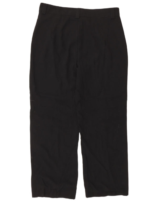 Zara Dame tilspidsede Casual Bukser XL W32 L29 Sort Klassisk