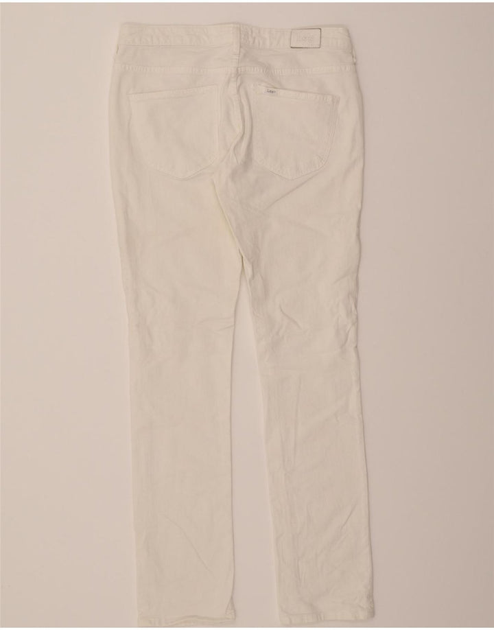 LEE Womens Norma Slim Jeans W33 L33 White Cotton Vintage Lee and Second-Hand Lee from Messina Hembry 