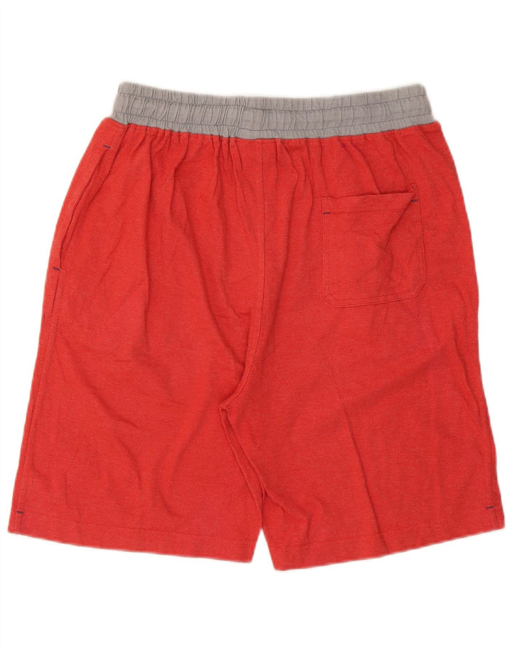 Weird Fish Herre Sportshorts Store Røde Colourblock Bomuld