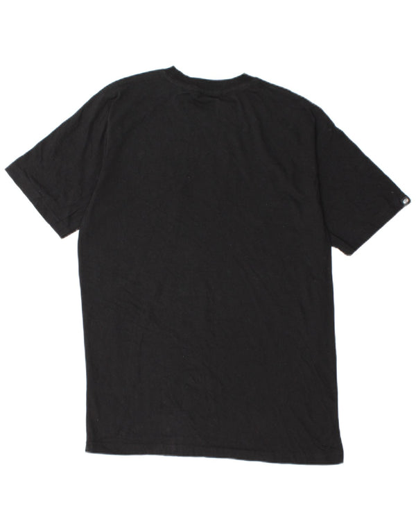 Quiksilver Boys Modern Fit Grafisk T-Shirt Top 15-16 år XL Sort Bomuld