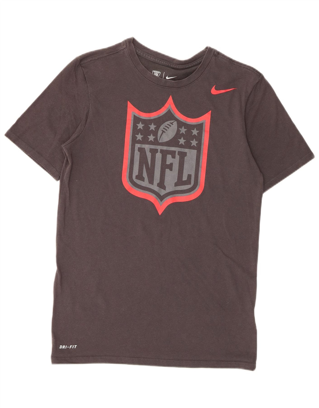 Nike Herre Dri Fit grafisk T-shirt top lille sort bomuld