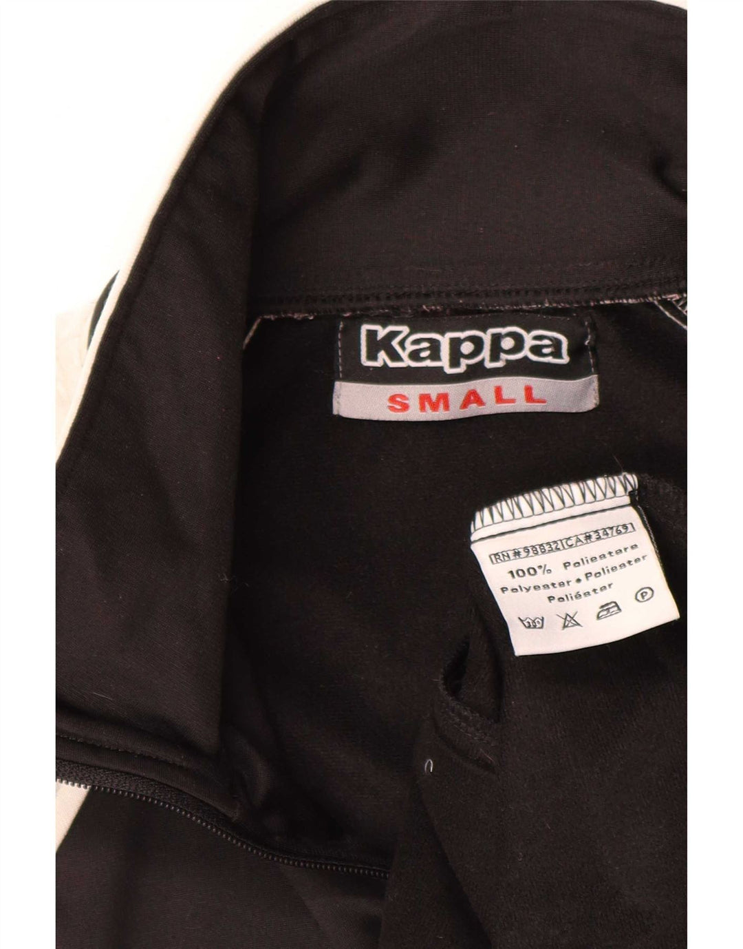 Kappa Træningsdragt til mænd Top jakke Lille sort Colourblock Polyester