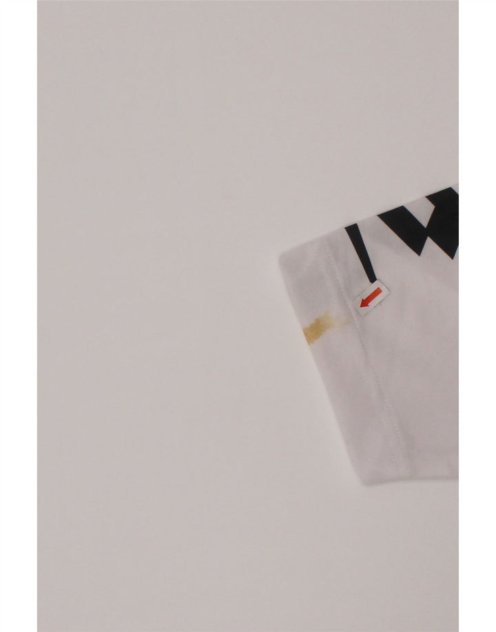 LOTTO drenge grafisk t-shirt top 5-6 år 2XS marineblå farveblok