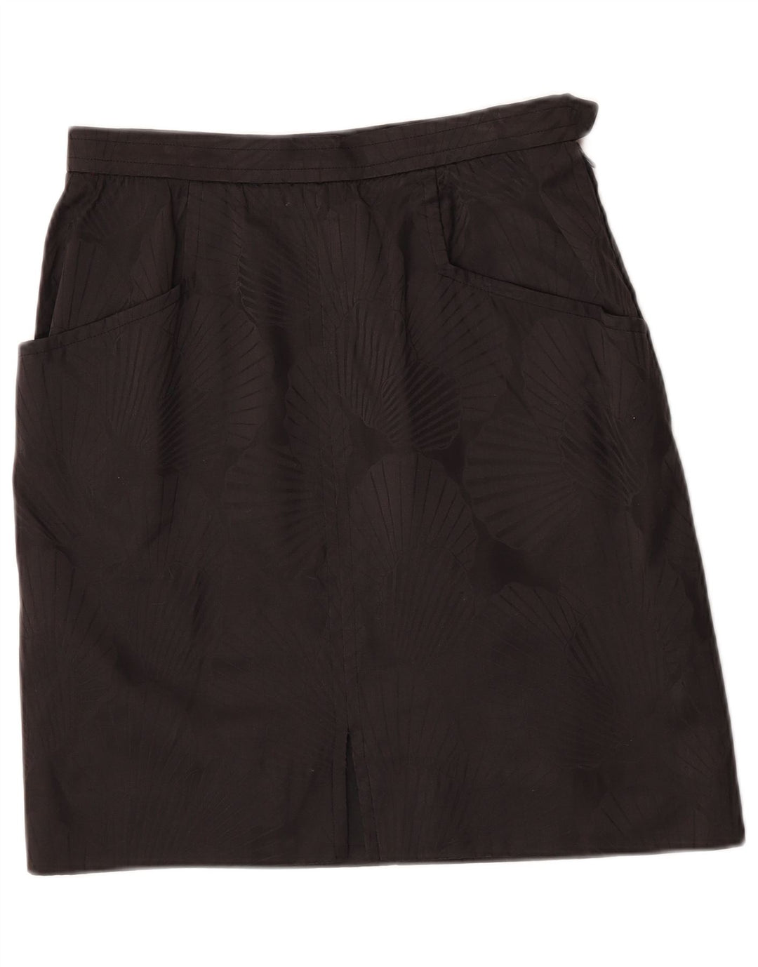 Saint Laurent lige nederdel til kvinder IT 42 Medium W30 Sort blomsterdesigner