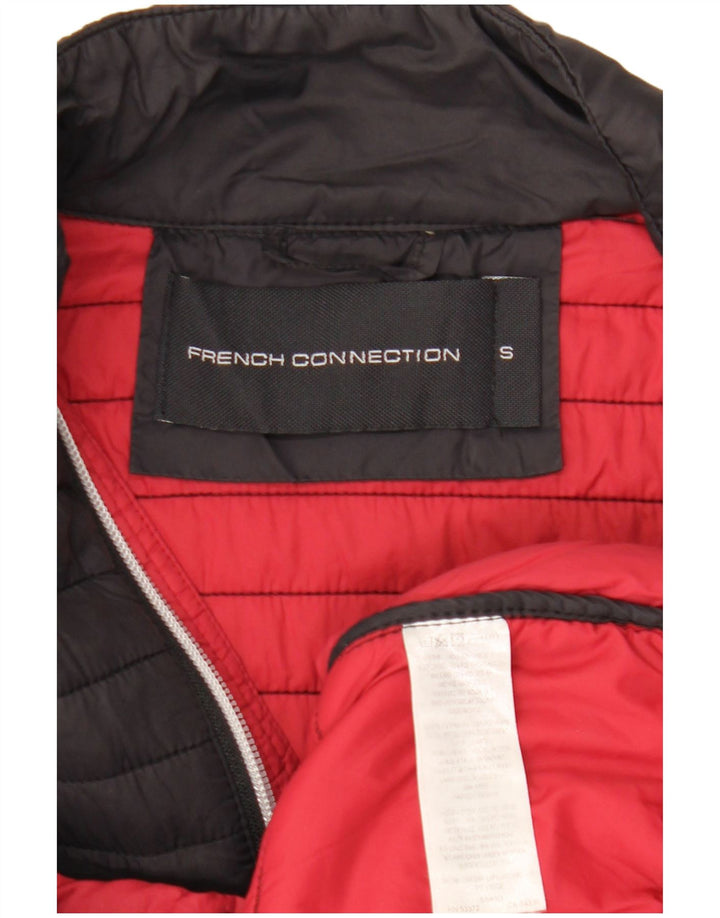 French Connection Polstret jakke til mænd UK 36 Lille sort polyamid