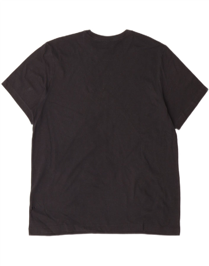 NIKE Mens Graphic T-Shirt Top XL Black Cotton Vintage Nike and Second-Hand Nike from Messina Hembry 