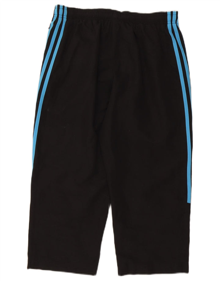 Adidas Dame Capri Træningsdragt Bukser UK 10 Small Black Polyester