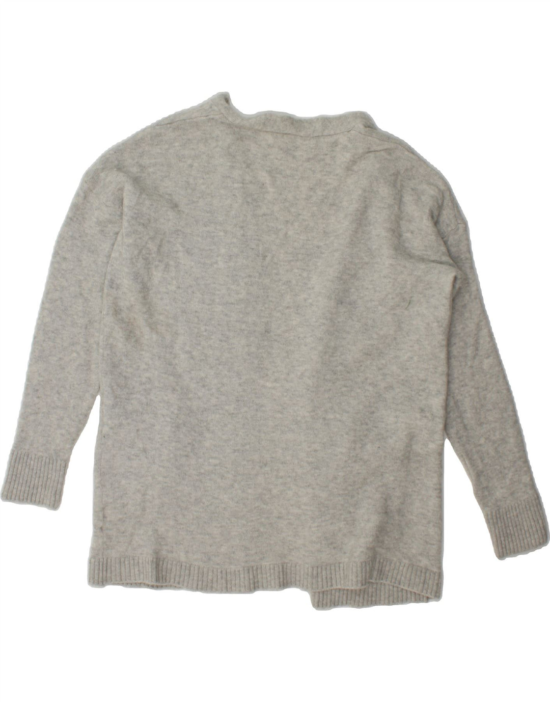 J. CREW Womens Oversized Cardigan Sweater UK 14 Medium Grey Nylon Vintage J. Crew and Second-Hand J. Crew from Messina Hembry 