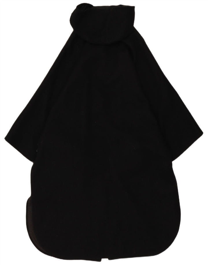 Vintage Poncho-jakke med hætte til kvinder One Size Sort