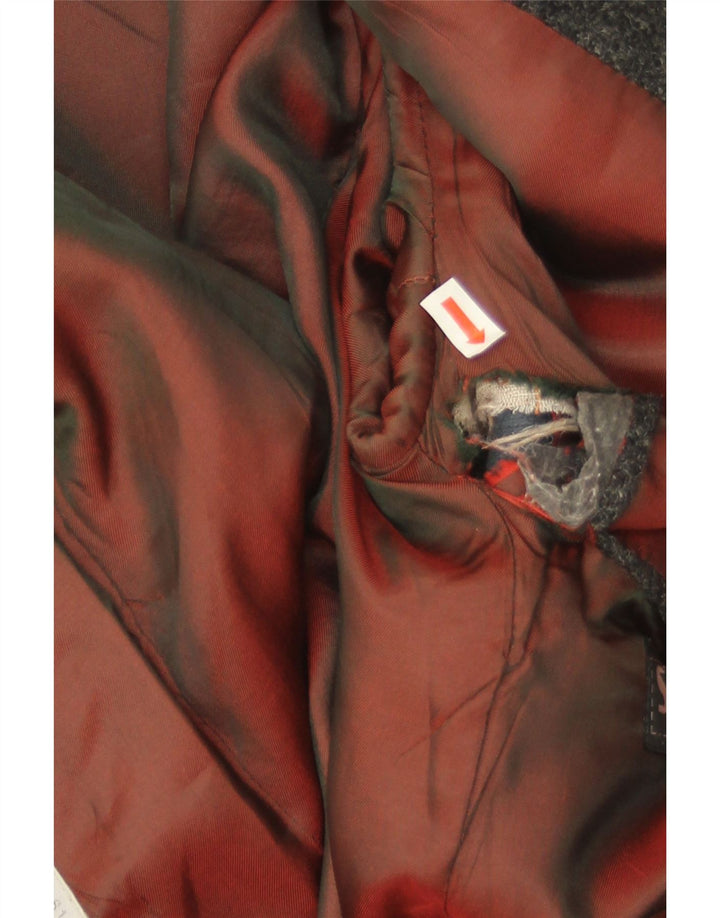 Scirocco Herre Harris Tweed 2 Button Blazer Jacket UK 40 Large Grey Check