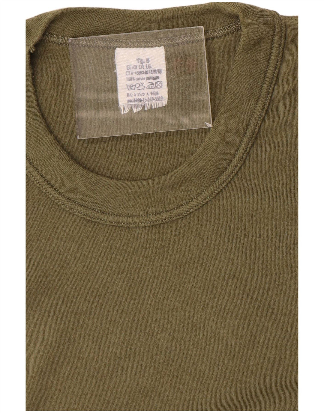 Vintage T-shirt til mænd, medium Khaki Bomuld