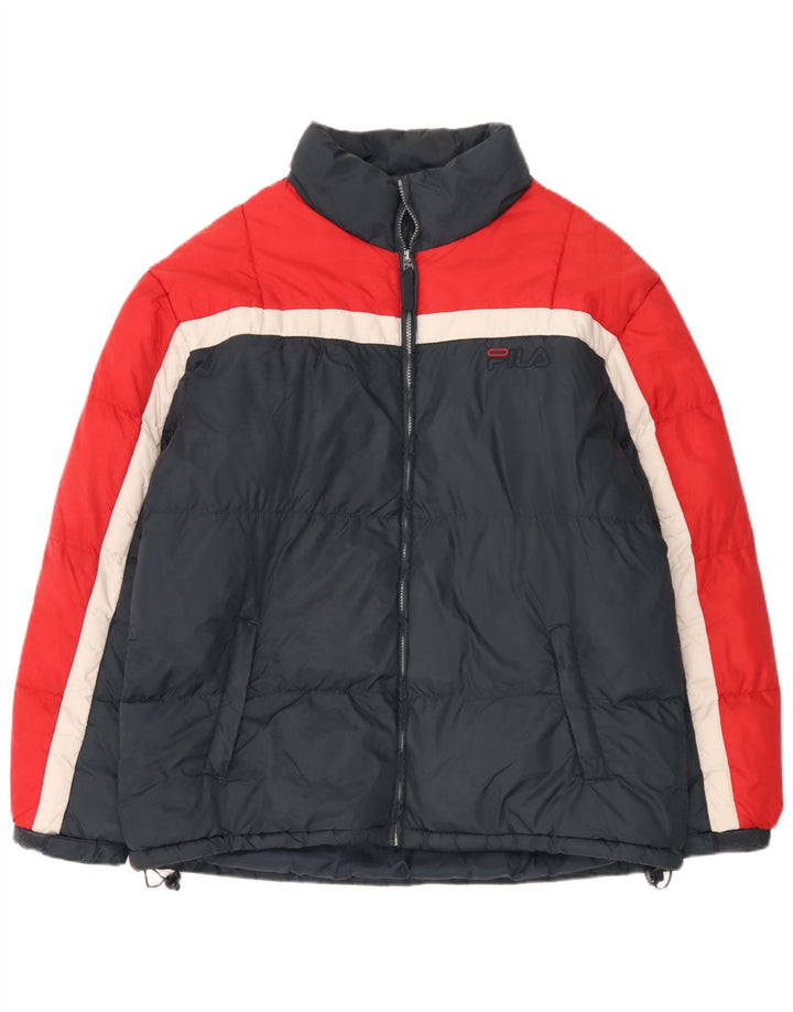 Fila Polstret Herrejakke IT 56 XL Navy Blue Colourblock