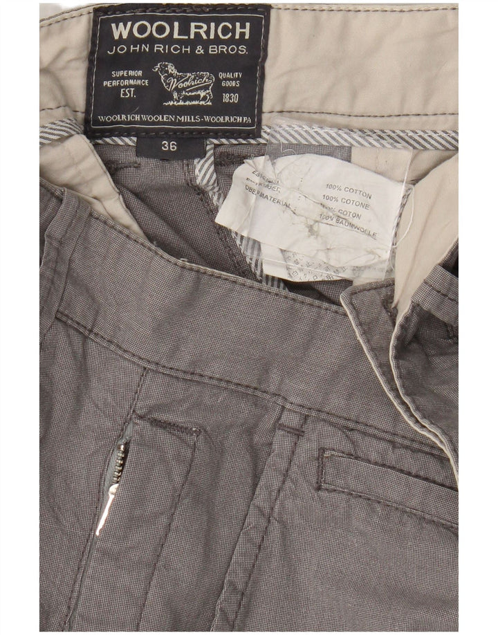 Woolrich Chino Shorts til mænd W36 Large Grå Bomuld