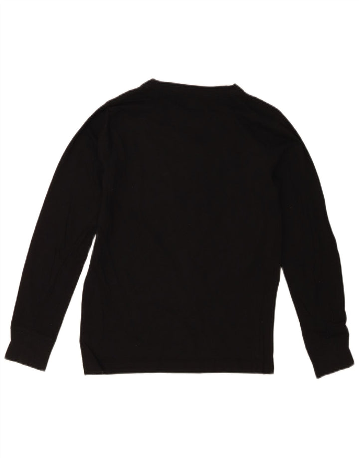 LEVI'S Boys Graphic Top Long Sleeve 13-14 Years Black