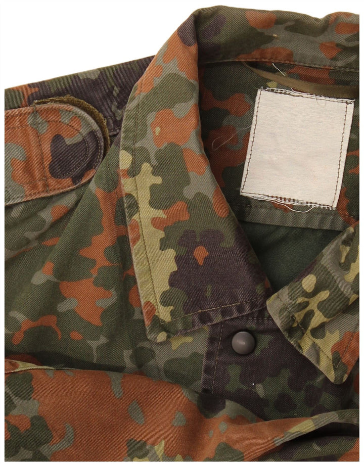 Vintage Herre Military Jacket UK 40 Stor Khaki Camouflage
