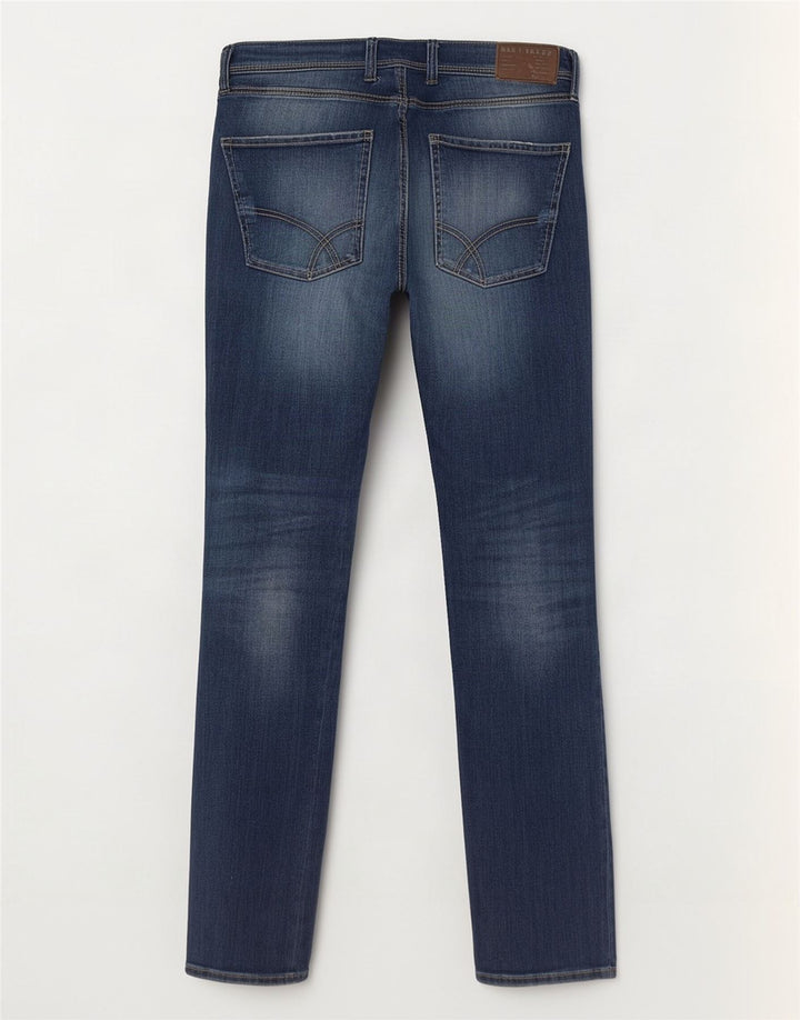 Gas Herre Slim Jeans W36 L34 Blå Bomuld