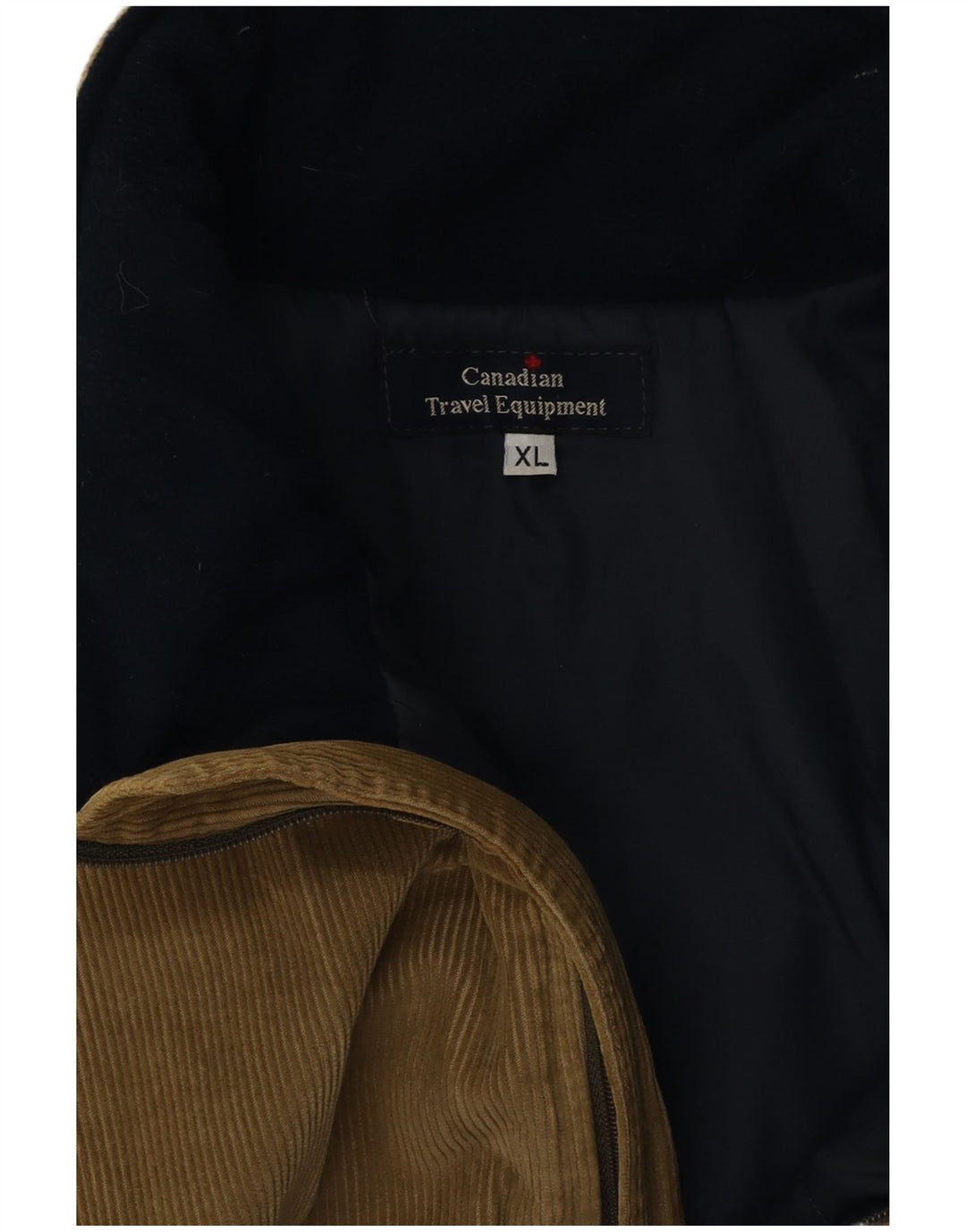 Canadisk Herre Corduroy Jacket UK 42 XL Khaki