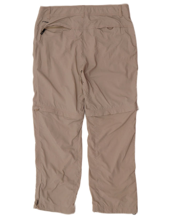 Columbia Womens Omni-Shade Cargo Bukser US 12 Large W34 L29 Beige
