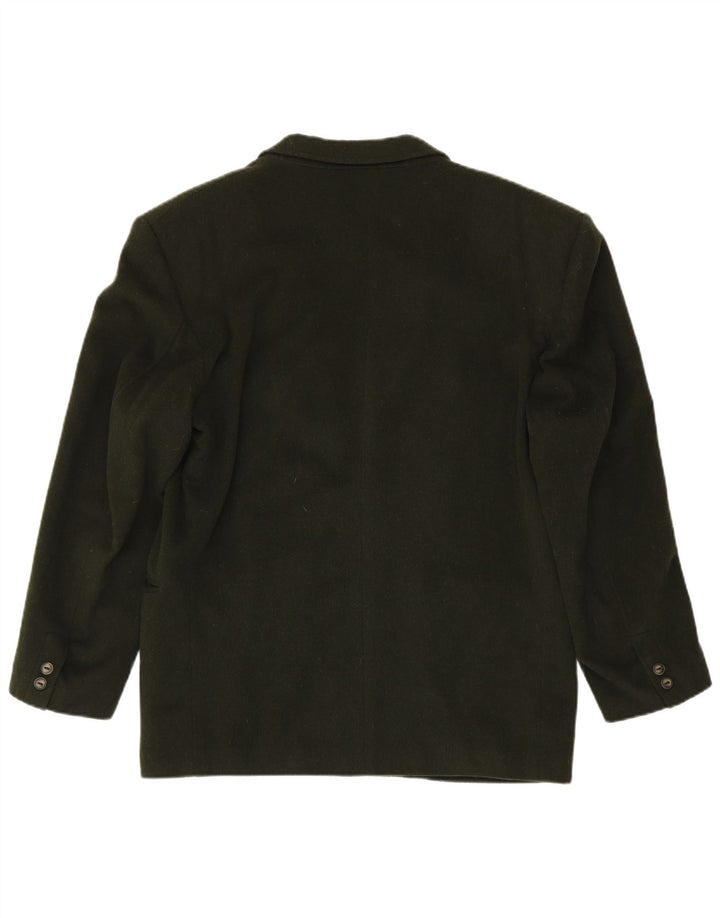 MARLBORO CLASSICS Herre 2-knaps Blazer Jakke EU 50 Large Grøn Uld