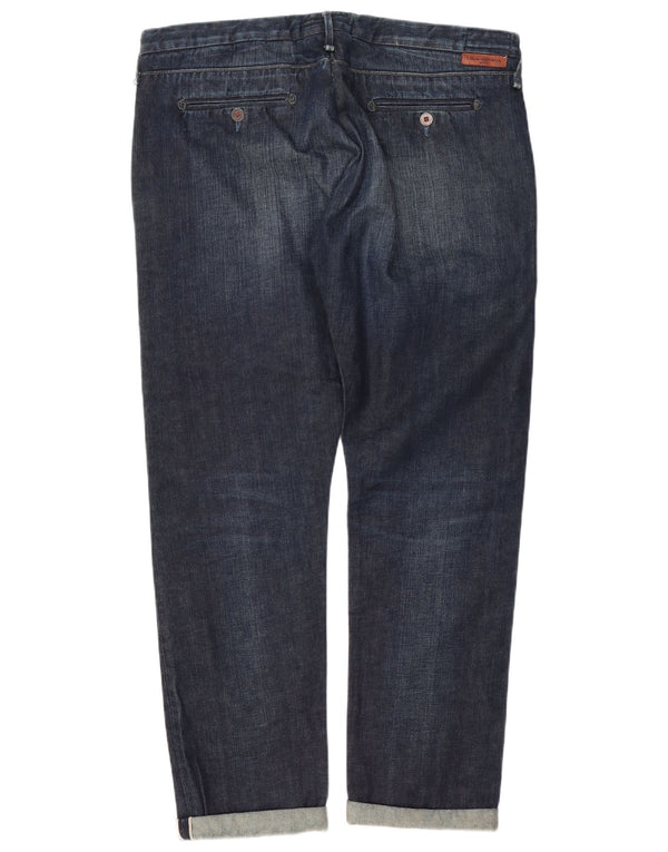 VISCONTI Straight Jeans til mænd IT 54 2XL W38 L32 Blå Bomuld