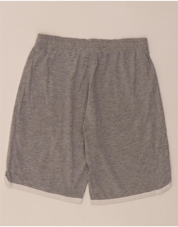 Champion piger grafiske sportsshorts 11-12 år Stor grå farveblok