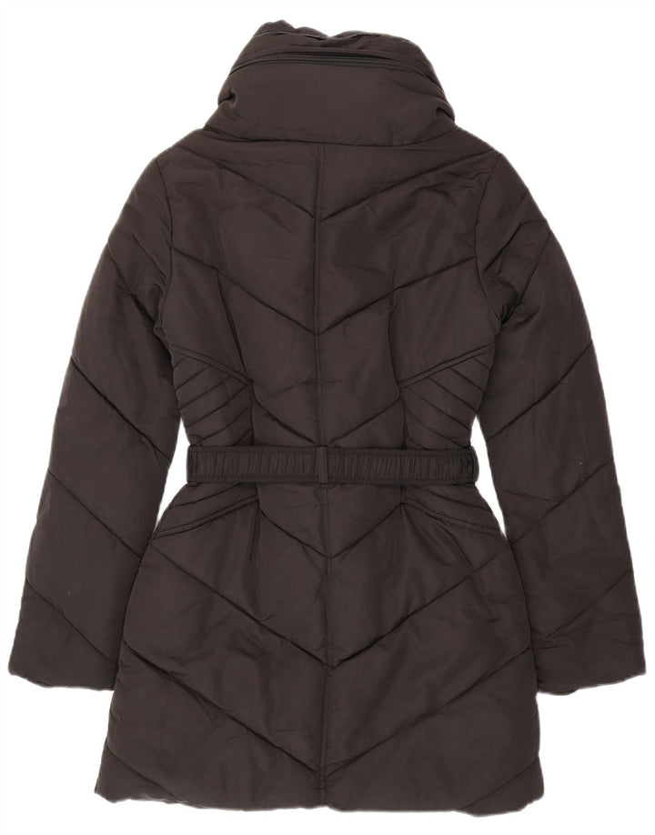 OASIS Womens Oversized Padded Coat UK 6 XS Black Polyester