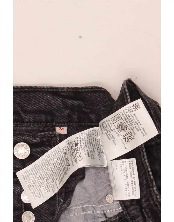 Levi's Slim Jeans til kvinder W24 L28 Grå bomuld