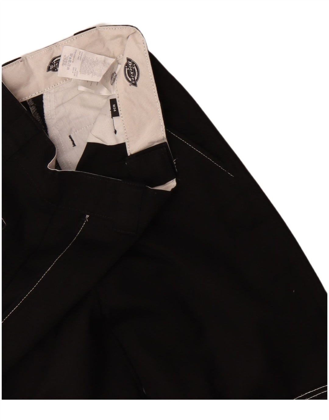 Dickies Straight Cargo bukser til mænd W24 sort polyester