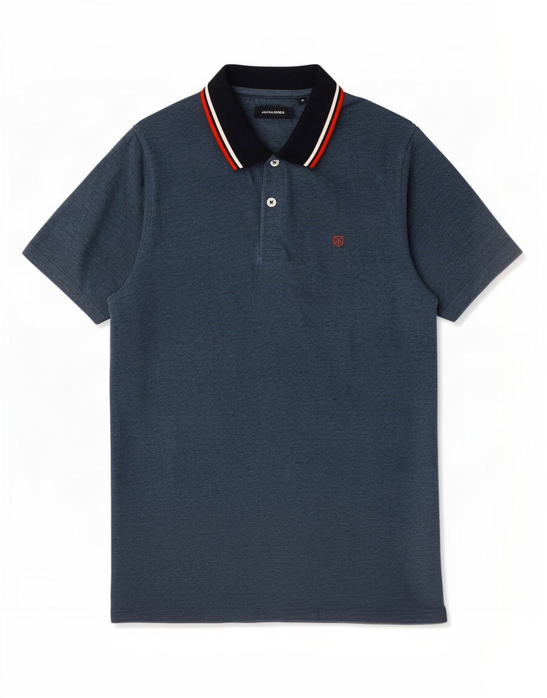 Jack & Jones herre poloshirt mellemblå bomuld