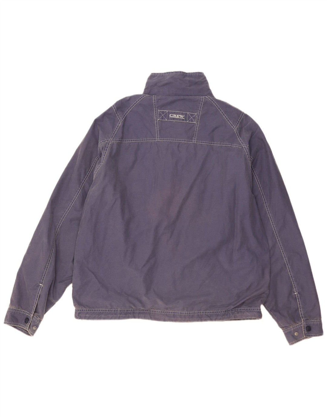 Crew Clothing Herre Bomber Jacket UK 38 Medium Blue Cotton