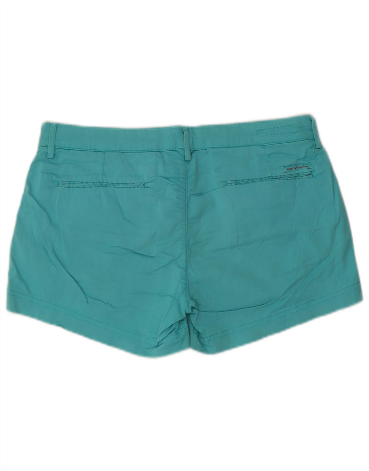 U.S. Polo Assn. Dame Hot Pants W31 Medium turkis bomuld