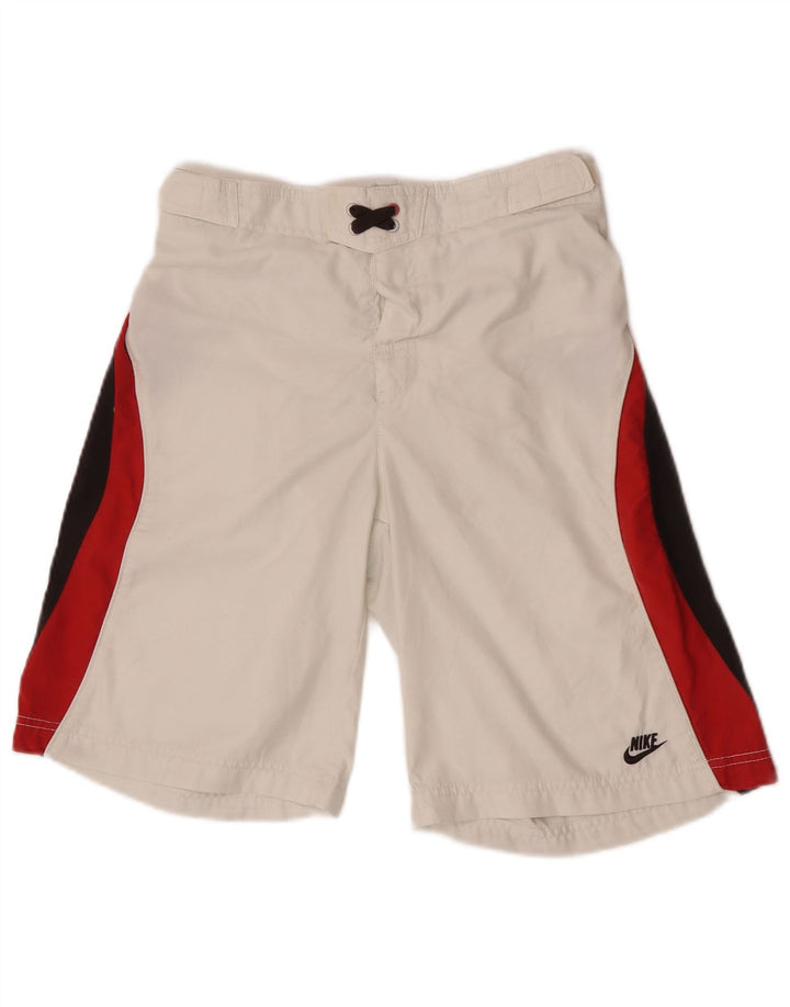Nike drenge badeshorts 13-14 år XL Hvid Colourblock Polyester