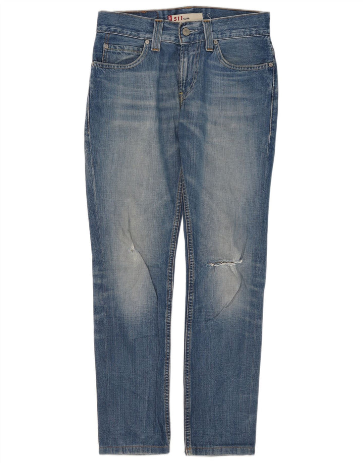 Levi's Dame 511 Slim Jeans W30 L28 Blå