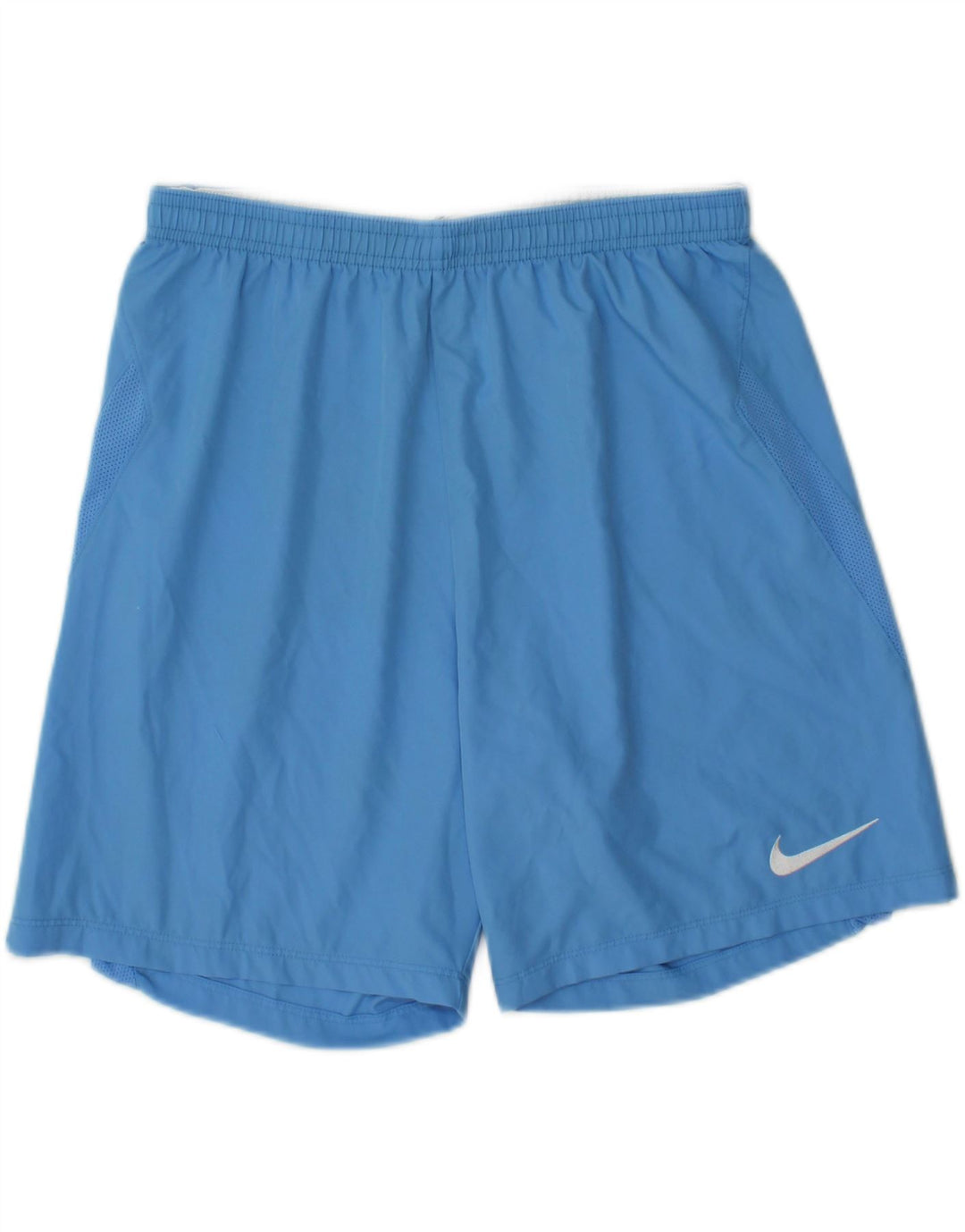 NIKE Womens Dri Fit Sport Shorts Large  Blue Polyester Vintage Nike and Second-Hand Nike from Messina Hembry 