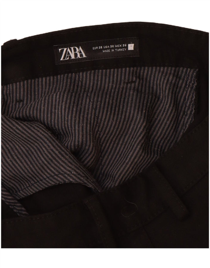 Zara Herre Slim Chino Bukser EU 38 Small W30 L29 Sort
