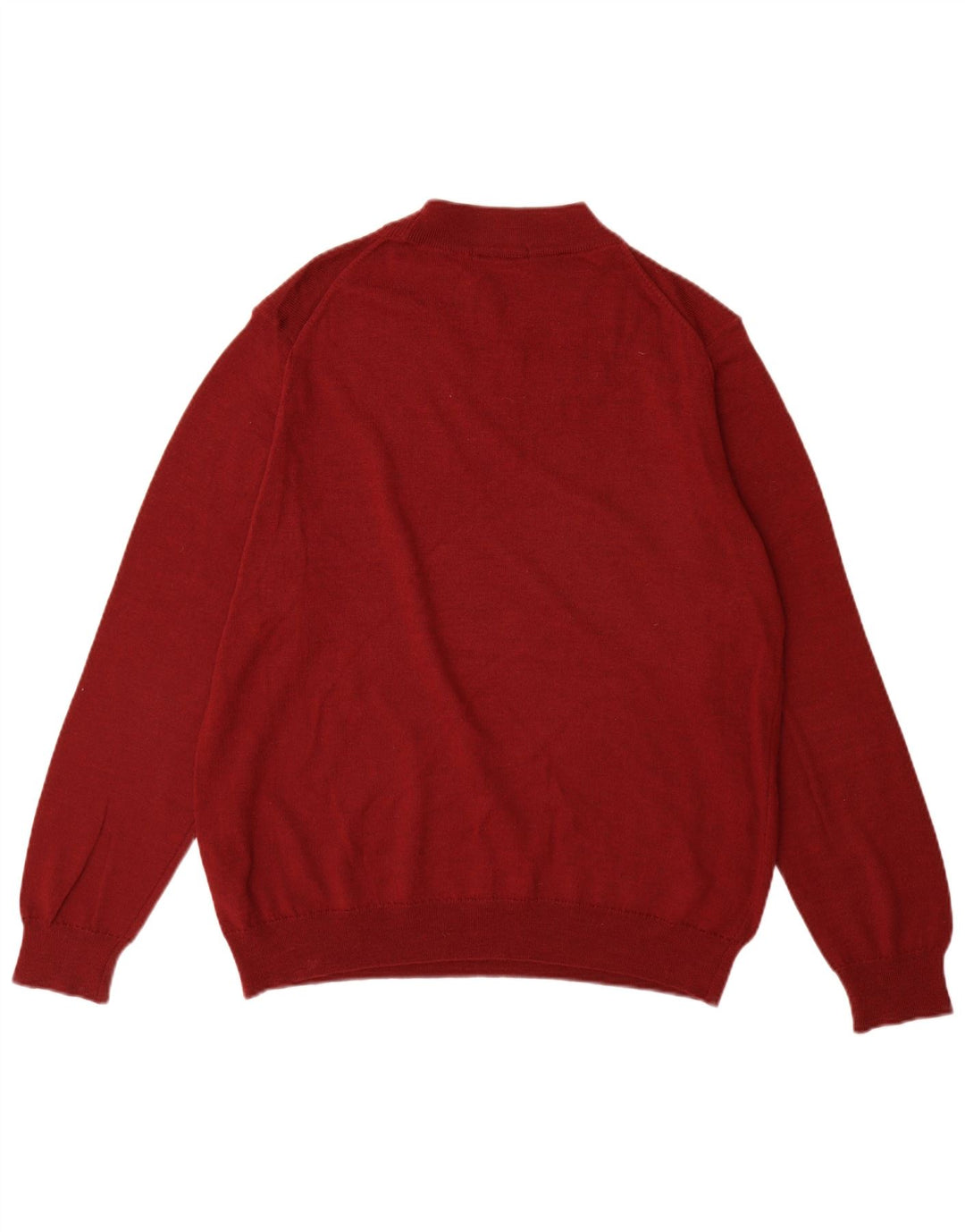 Marks & Spencer Herre sweater med rund hals, stor rød merinould